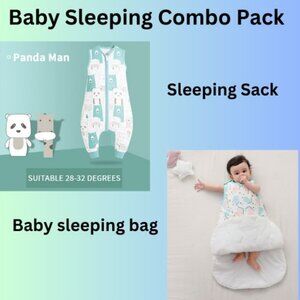 Baby sleeping bags & Toddler Sleeping Sack with Feets Pack1 Combo Pack
